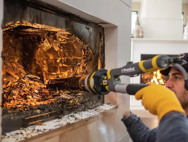 Professional chimney cleaning by Columbus Chimney Sweep in Columbus, OH