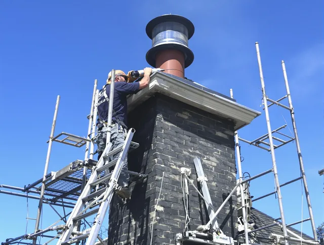 Sturdy chimney crown finished by Columbus Chimney Sweep in Columbus, OH