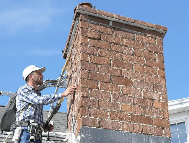 Brickwork for a chimney rebuild by Columbus Chimney Sweep in Columbus, OH