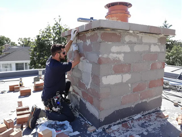 Advanced chimney repair process by Columbus Chimney Sweep in Columbus, OH