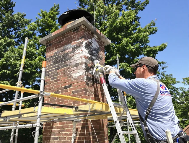 Structural chimney repair by Columbus Chimney Sweep in Columbus, OH