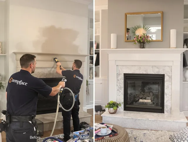 Professional soot removal by Columbus Chimney Sweep team in Columbus, OH